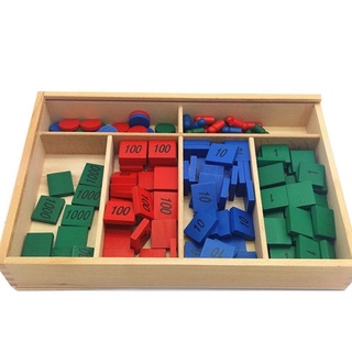 Bộ tem số montessori, giáo cụ montessori