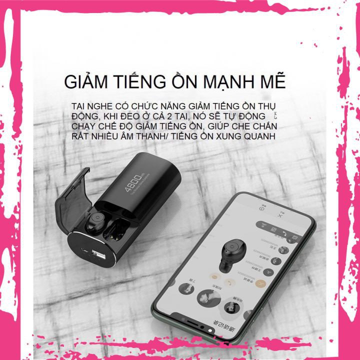 Tai Nghe Tai Phone Bluetooth S11 5.0 TWS Kiêm Sạc Dự Phòng Chuyên Gaming Dùng Cho Điện Thoại Hệ Điều Hành IOS và Android | BigBuy360 - bigbuy360.vn