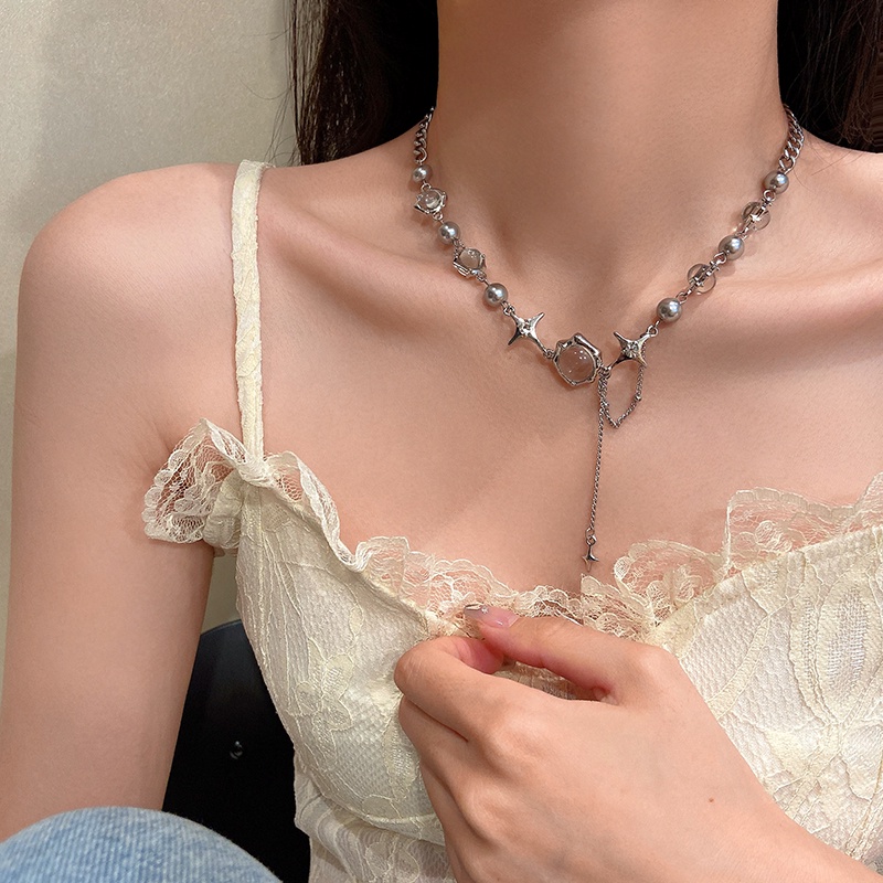 Vòng cổ Mặt Hình Thánh Giá Đính Đá Zircon Thời Trang Dành Cho Nữ