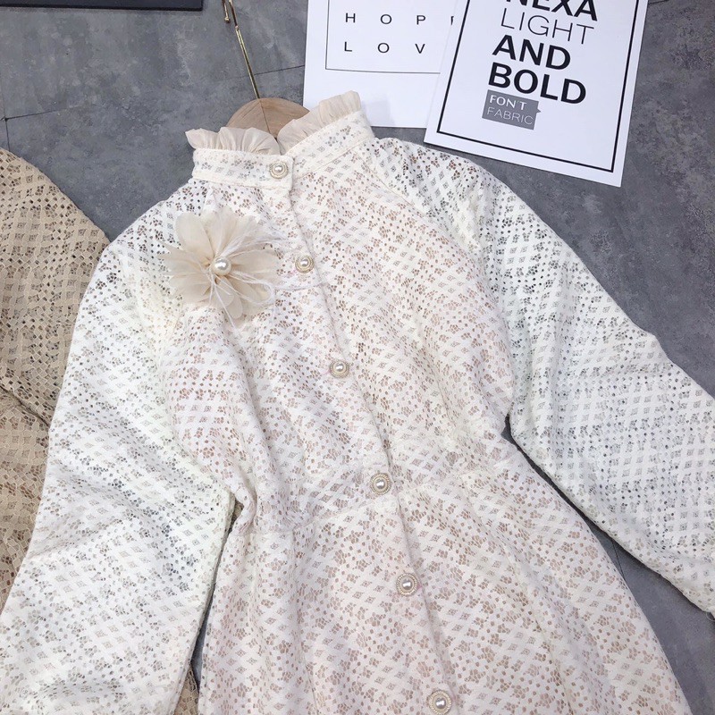 VÁY REN ĐUÔI CÁ ĐÍNH HOA