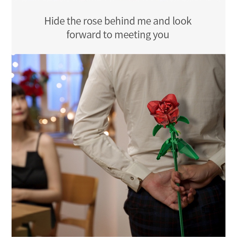 Bó Hoa Thành Phố Sáng Tạo Hoa Hướng Dương Hoa Tulip Hoa Hồng Phong Lan Bonsai Khối Xây Dựng Mẫu 3d Gạch Cổ Điển Đồ Chơi Trang Trí Cây Để Bàn Quà Tặng Sinh Nhật Top11.vn