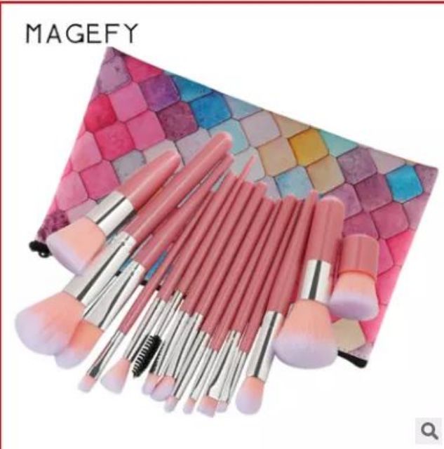 Cọ Trang Điểm Chuyên Nghiệp Set 15 Cây.với 3 màu cho các nàng!