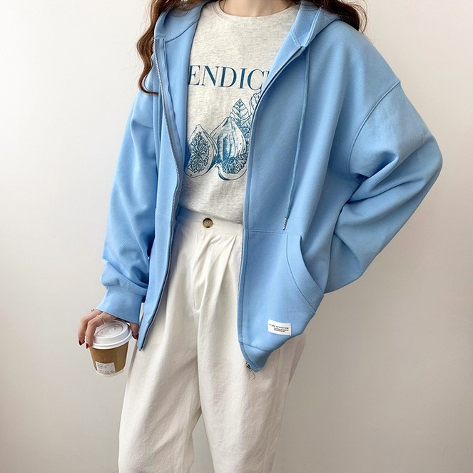 Áo Khoác Cardigan Tay Dài Có Mũ Trùm Đầu 45104 Phong Cách Mới | BigBuy360 - bigbuy360.vn