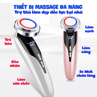 Máy đẩy tinh chất, máy, búa điện di tinh chất - máy massage mặt ion nâng cơ trể hóa làm trắng sáng chống lão hóa da
