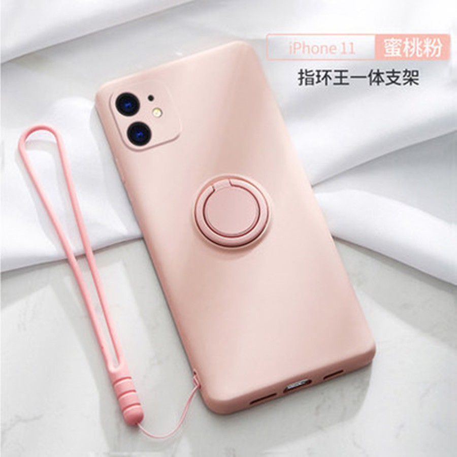 [Ốp Lưng Cao Cấp] Ốp Lưng Iphone Chống Bám Bẩn Nhiều Màu Kèm Gía Đỡ Và Dây Đeo  [Tomax Shop] | BigBuy360 - bigbuy360.vn