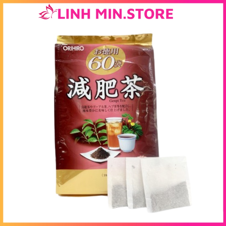 Trà Giảm Mỡ Bụng Genpi Tea #Orihiro Chính Hãng Nhật Bản