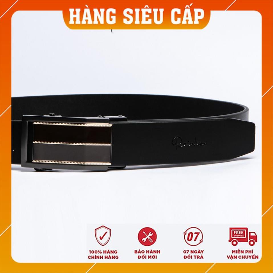 🌟 FREESHIP🌟DA THẬT 🌟 Thắt lưng nam Rainbow - 010 da thật kiểu dáng lịch lãm cho quý ông công sở MD07