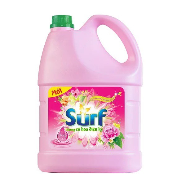 Nước giặt Surf hương sương mai / hương cỏ hoa diệu kì 3,8kg