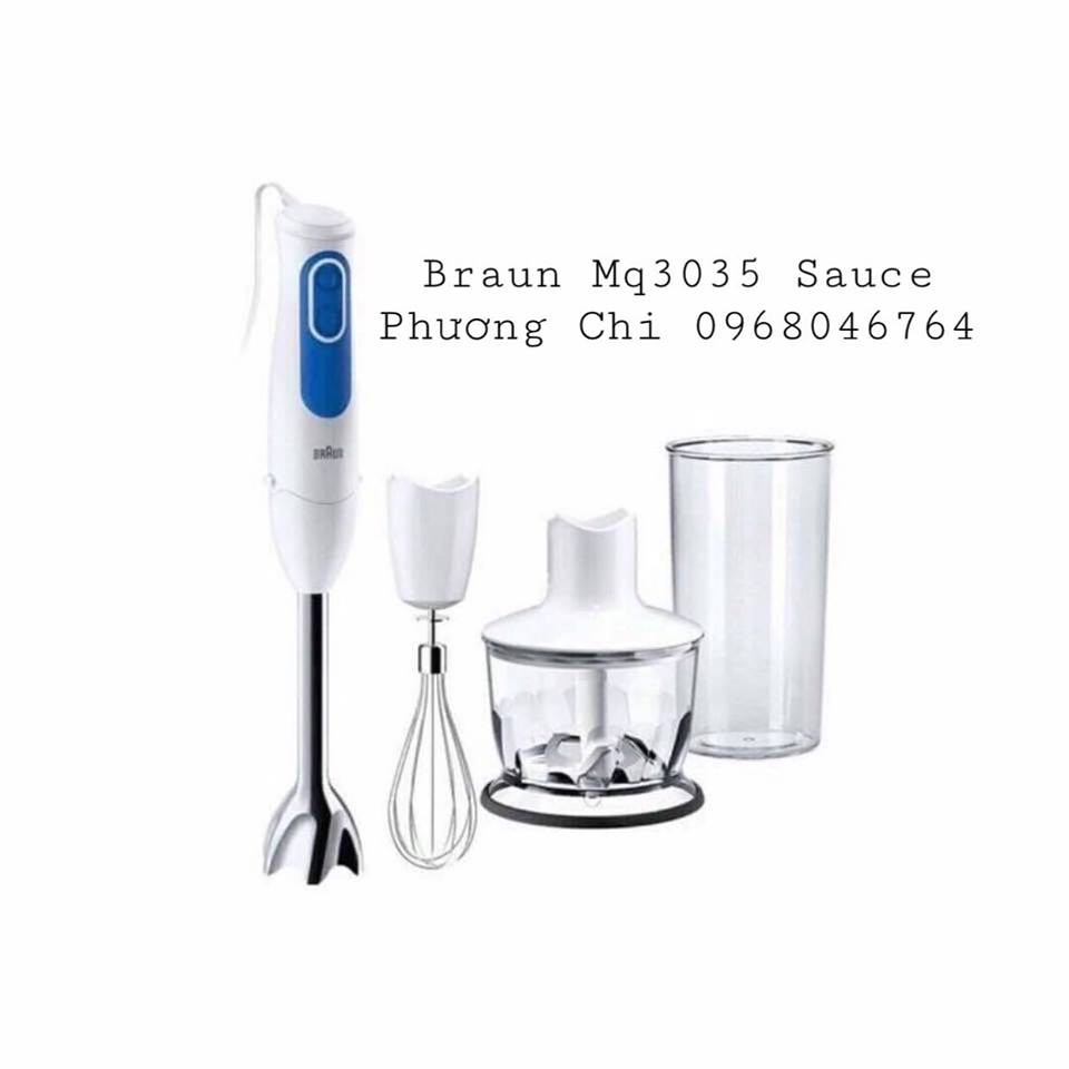 HÀNG CHÍNH HÃNG-MÁY XAY ĐA NĂNG CẦM TAY BRAUN MQ3035 SAUCE