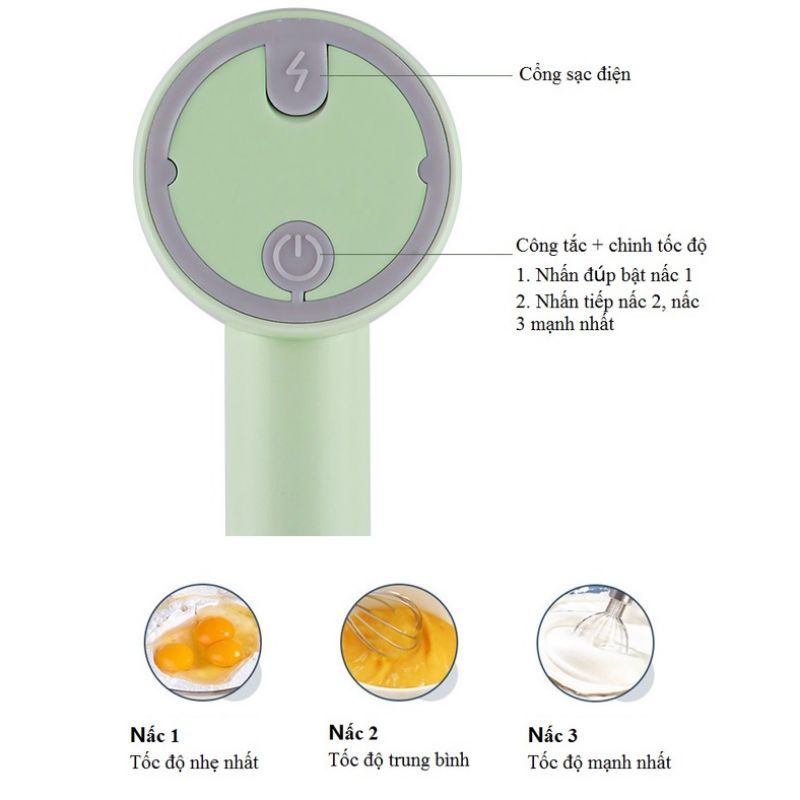 Máy đánh trứng ,kiêm xay tỏi ớt HAND Mixer