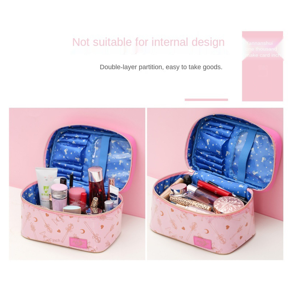 [Hàng mới về] Túi đựng mỹ phẩm họa tiết Sailor moon nhiều màu sắc đa năng