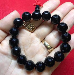 VÒNG TAY ĐÁ PHONG THỦY MAY MẮN 12LY