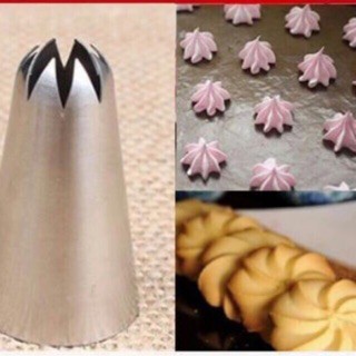 Đui bánh quy 853, 2D, 1M, đui to bắt kem, đui bánh quy