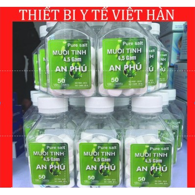 Viên muối tinh sinh lý tự pha NaCl 0,9% An Phú