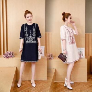 [ORDER] Váy suông hoạ tiết thổ cẩm