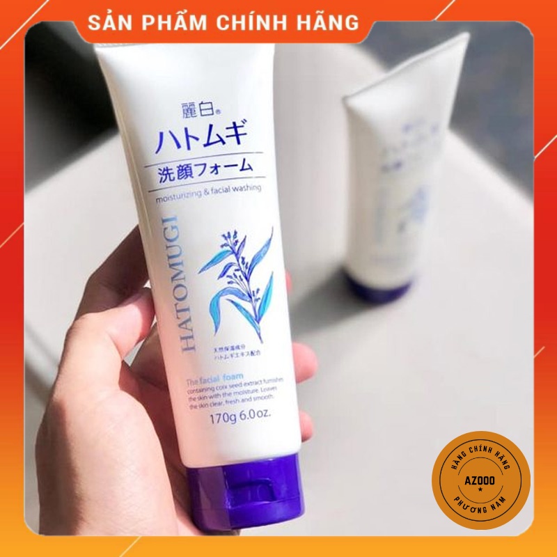 Sữa Rửa Mặt Hạt Ý Dĩ Trắng Da Hatomugi 130g Nhật