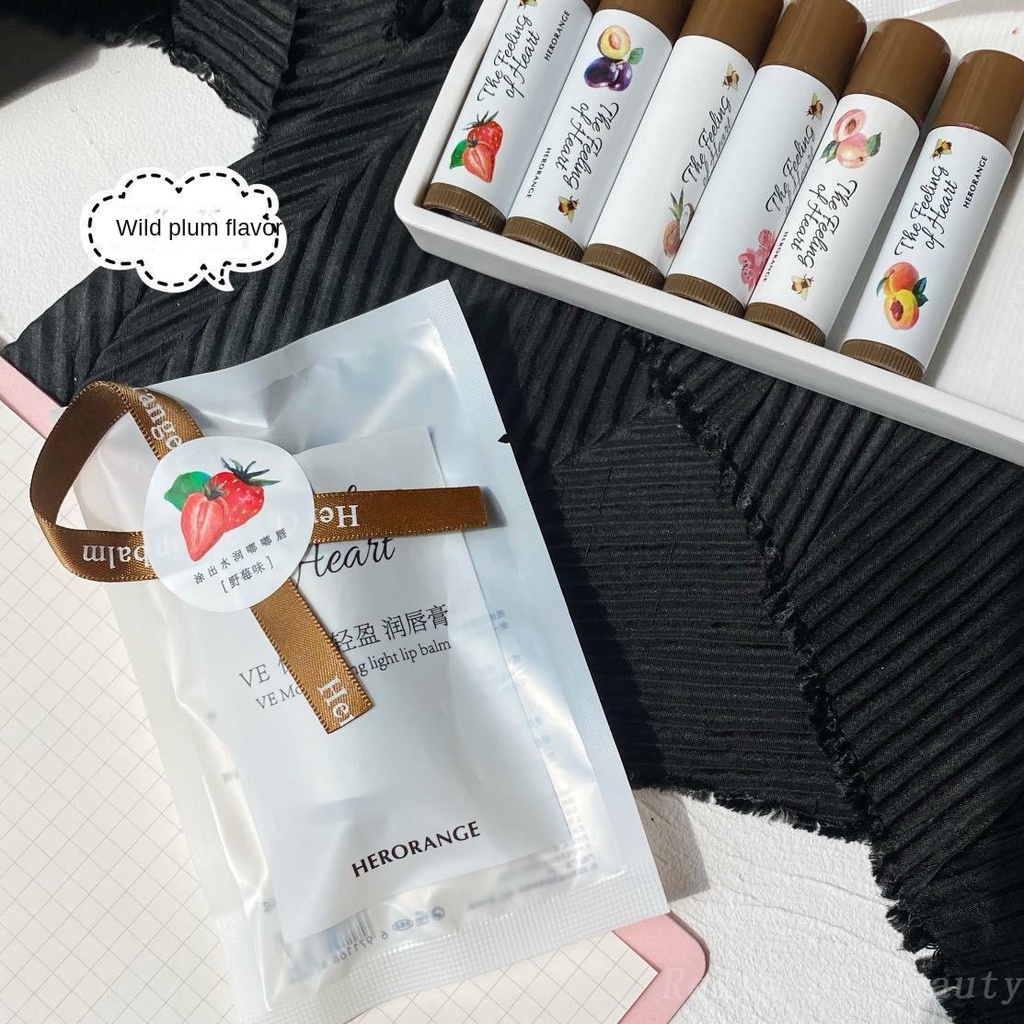 Son Dưỡng Môi Có màu Herorange Dưỡng Môi Mềm Mại Căng Hồng Tự Nhiên