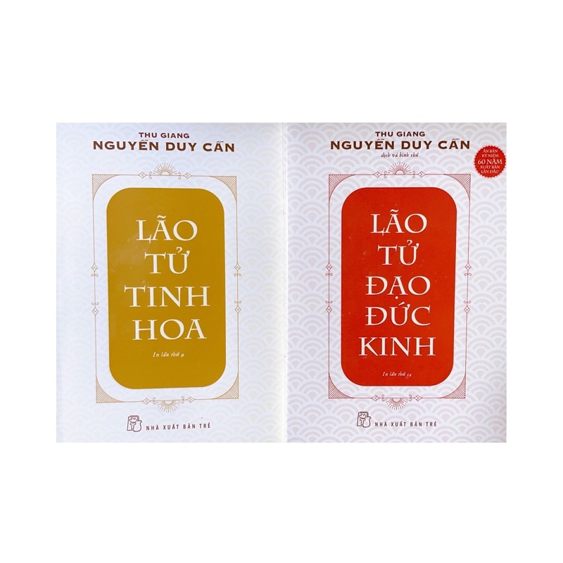 Sách Combo 2 Cuốn Lão Tử Tinh Hoa + Lão Tử Đạo Đức Kinh