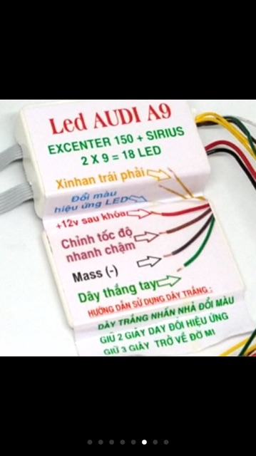 Bộ audi A11 mắc cáo ,lưới tổ ông lắp ex150 điều khiển bằg blutouh trên ĐT