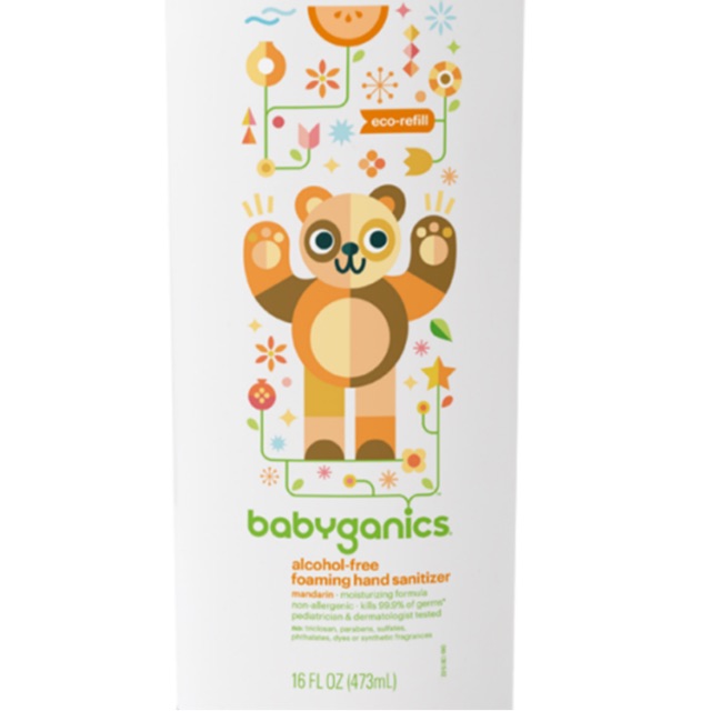 Nước Rửa Tay Khô Babyganics - date 12-2021