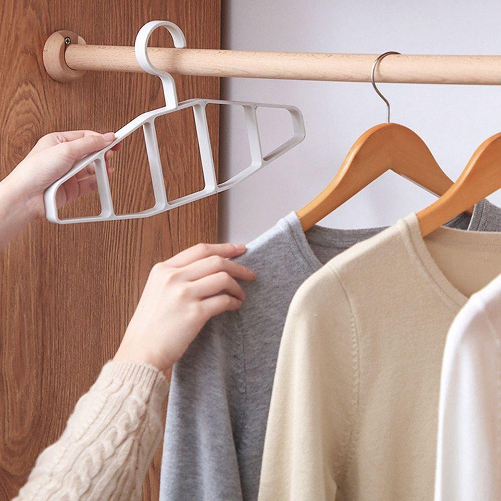 Giá Đỡ Móc Treo Khăn Choàng Đa Năng Tiết Kiệm Không Gian Màu Trắng