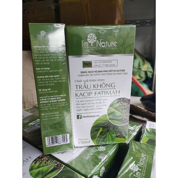 Dung dịch vệ sinh lá trầu không