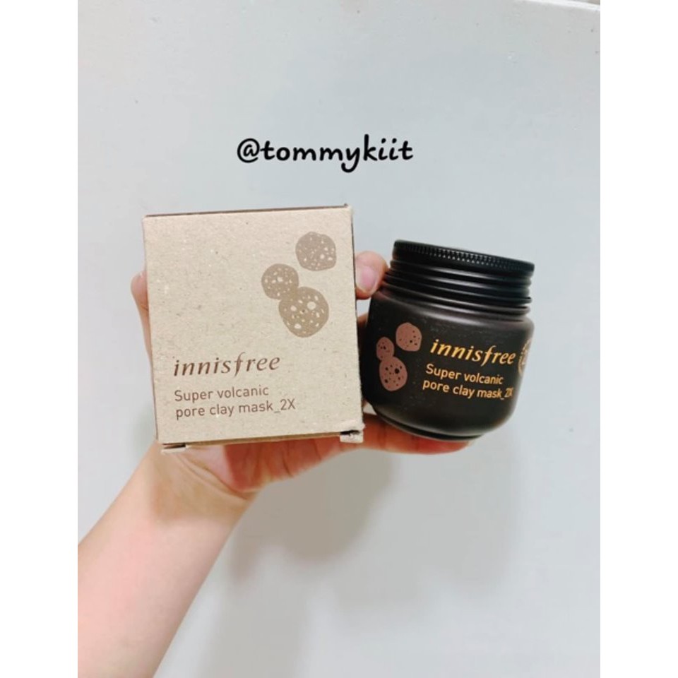 🌿🌿Mặt Nạ tro núi lửa Innisfree Super Volcanic Pore Clay Mask 2X