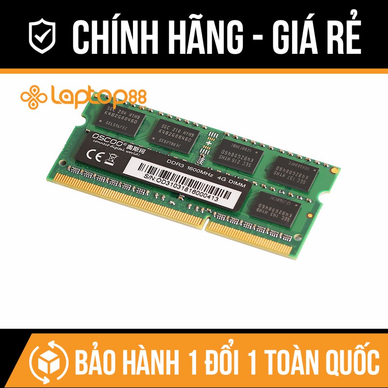 RAM Laptop DDR3 - Oscoo 1600Mhz - Bảo hành 36 tháng - Chính hãng phân phối | WebRaoVat - webraovat.net.vn