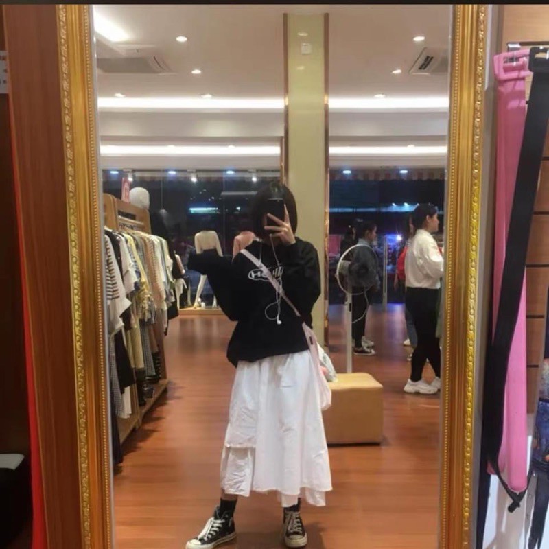 CHÂN VÁY DÀI ULZZANG VẠT CHÉO | BigBuy360 - bigbuy360.vn