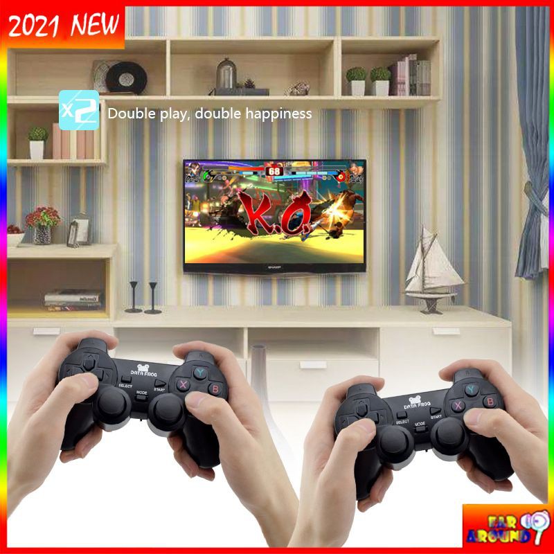 Tay Cầm Chơi Game Không Dây 2 Người 2.4g Cho Android Tv Box