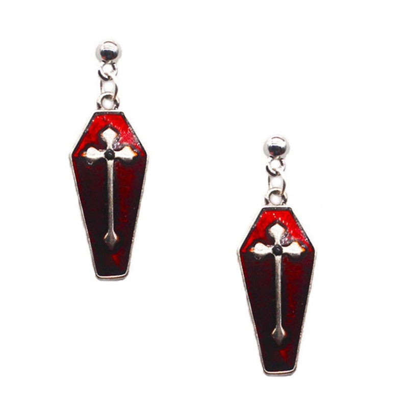 Bông Tai Hình Quan Tài Độc Đáo Cá Tính Cho Dịp Halloween