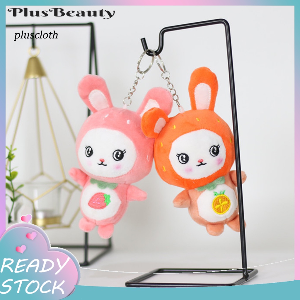 Móc Khóa Hình Thỏ Nhồi Bông Dễ Thương Cho Bé