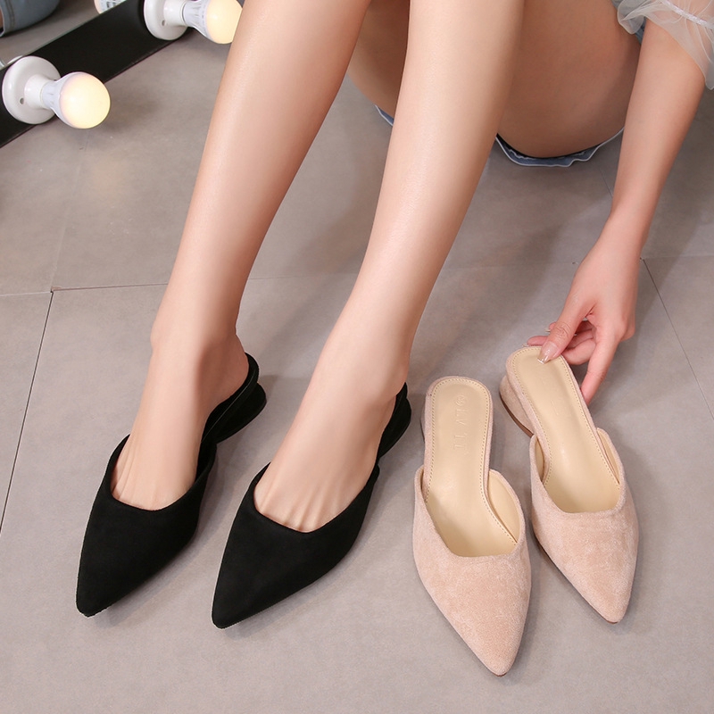 Dép Bít Mũi Size Lớn 32-43 Thời Trang Cho Nữ