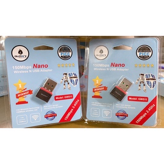 Bộ thu USB Wifi 150mbps Không Râu _ USB Wifi Gloway GW511