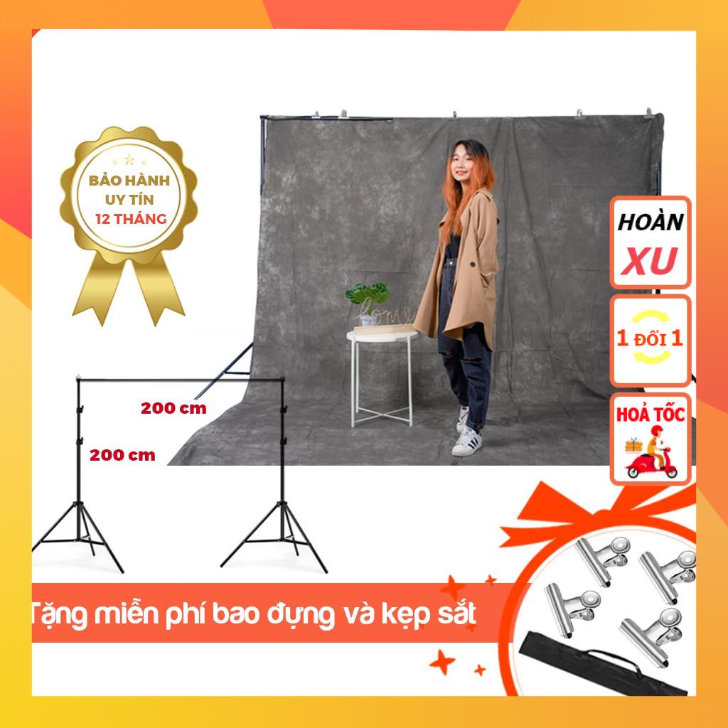 Khung treo chữ U 2x2m phông nền chụp ảnh, đạo cụ chụp ảnh sản phẩm quay video lookbook, ảnh cưới,livestream - TiTi Decor