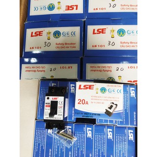 Cầu dao an toàn aptomat LSE HMC 20A 30A kèm vỏ - không vỏ - Át MCCB LS101 HMC1