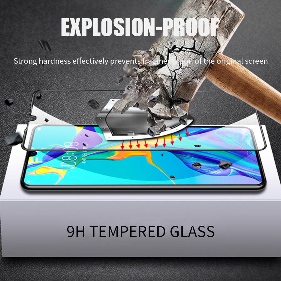 Kính Cường Lực 9D 3 Trong 1 Cho Realme C11 8 Pro C15 C12 C17 C25 C20 C21Y C25Y Realme 7 8i 7i 9i 5 5i 6i 5S Pro 2020 2021