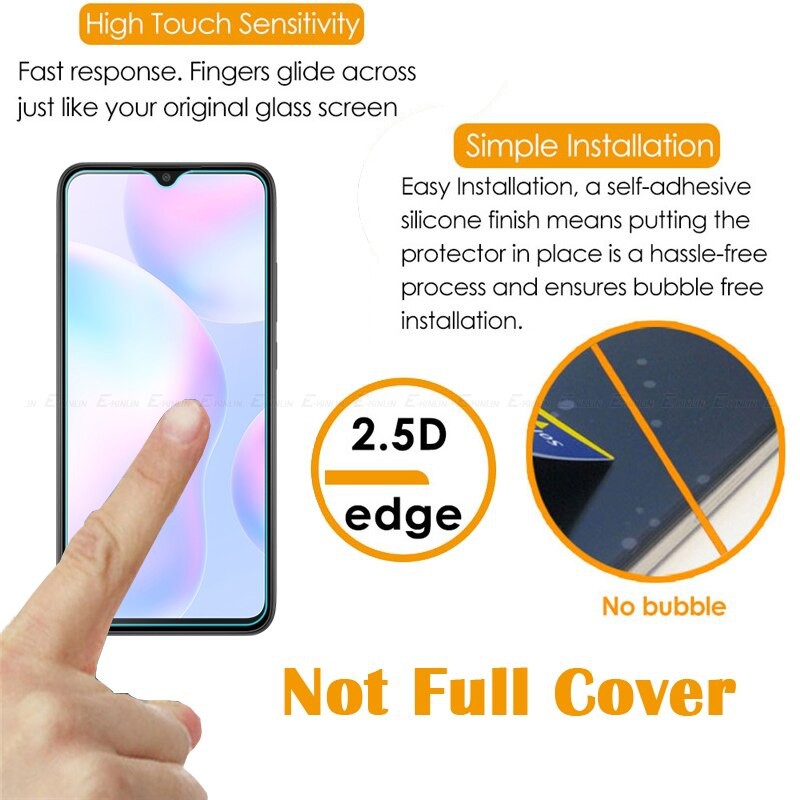 Miếng Dán Kính Cường Lực 2.5D Cho Xiaomi Redmi 9C, Dán Màn Hình Xiaomi Redmi 9C