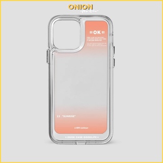 Ốp điện thoại Onion Sunrise cho iPhone XsMax 11 12 13 Pro ProMax