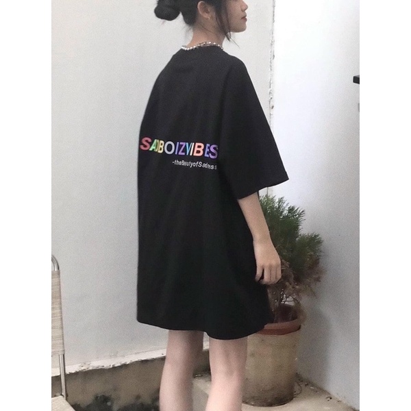 [Mã FAMARAL2 giảm 10K đơn 50K] Áo thun phông Cotton 100% Full size PINK tay lỡ form rộng SAD.BOIZVIBES Unisex