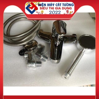 Sen tắm nóng lạnh củ đồng + dây bát sen mạ