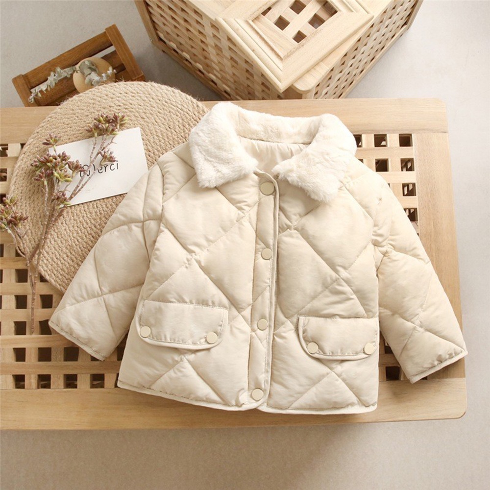 BEAR LEADER Áo Khoác Cotton Dày Dặn Giữ Ấm Thời Trang Thu Đông Hàn Quốc Cho Bé