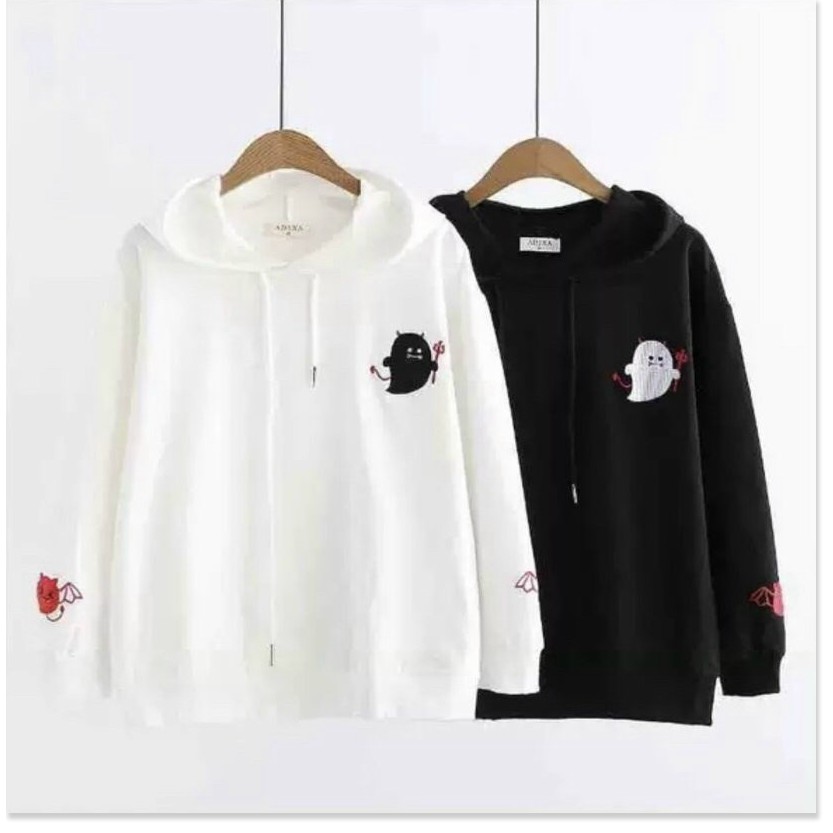 ÁO HOODIE NAM NỮ UNISEX TẠO HÌNH TIỂU QUỶ DỄ THƯƠNG TRẺ TRUNG MỚI LẠ | BigBuy360 - bigbuy360.vn