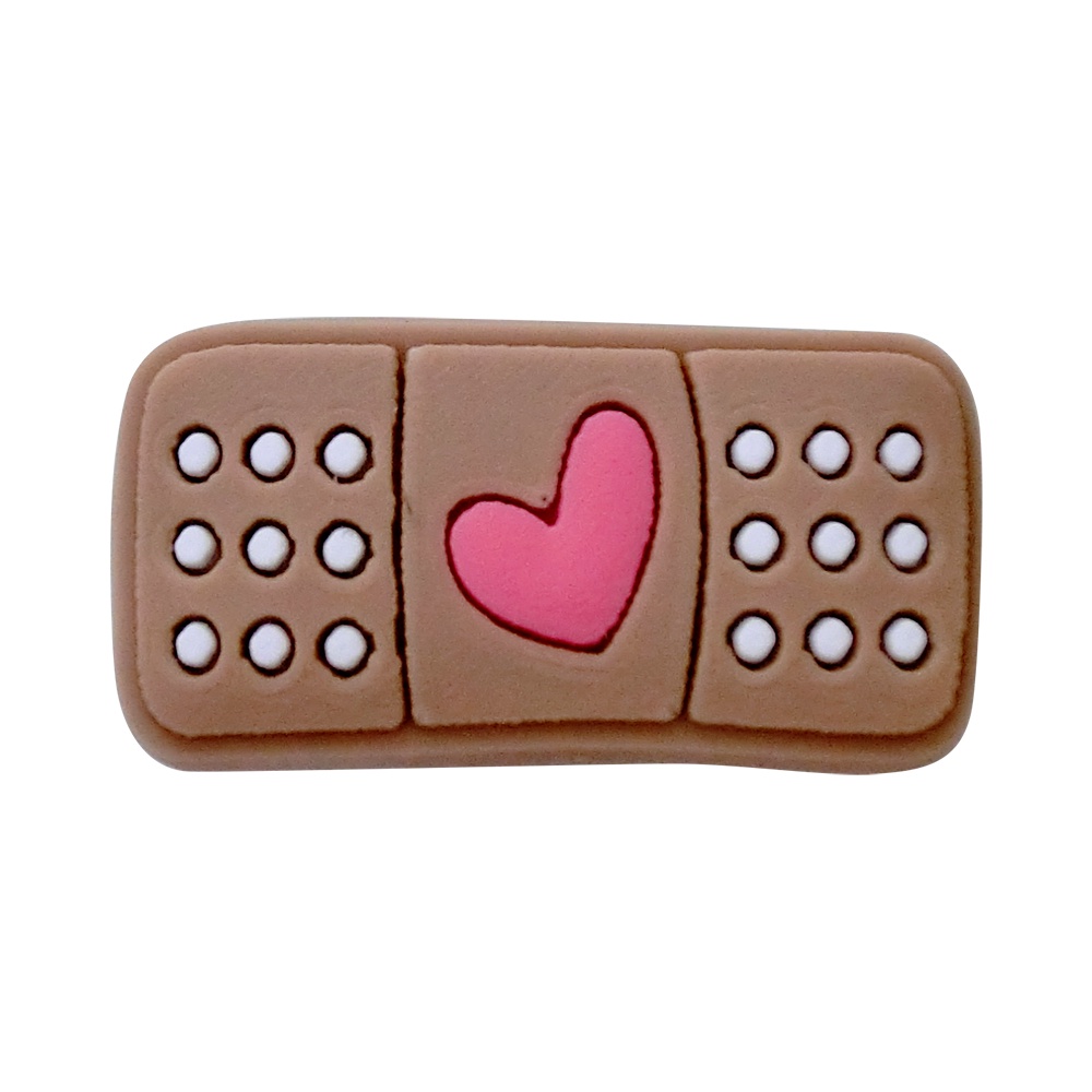 Charm giày Crocs bằng cao su PVC mềm hình hoa có thể tháo rời