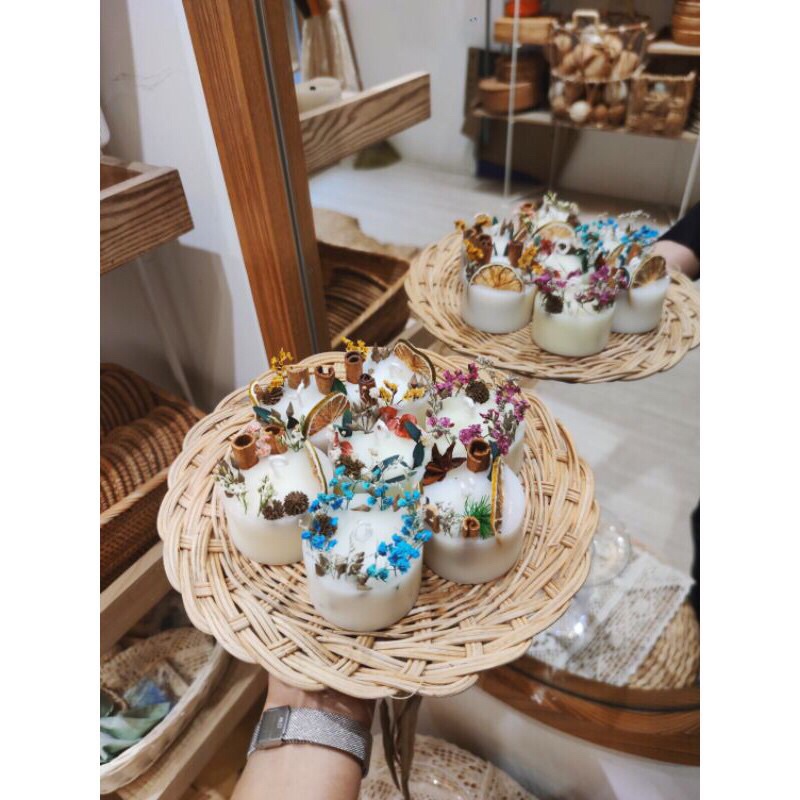 ❤️XẢ KHO❤️TÚI HOA KHÔ VỤN trang trí thiệp, làm nến thơm, làm tranh hoa ép