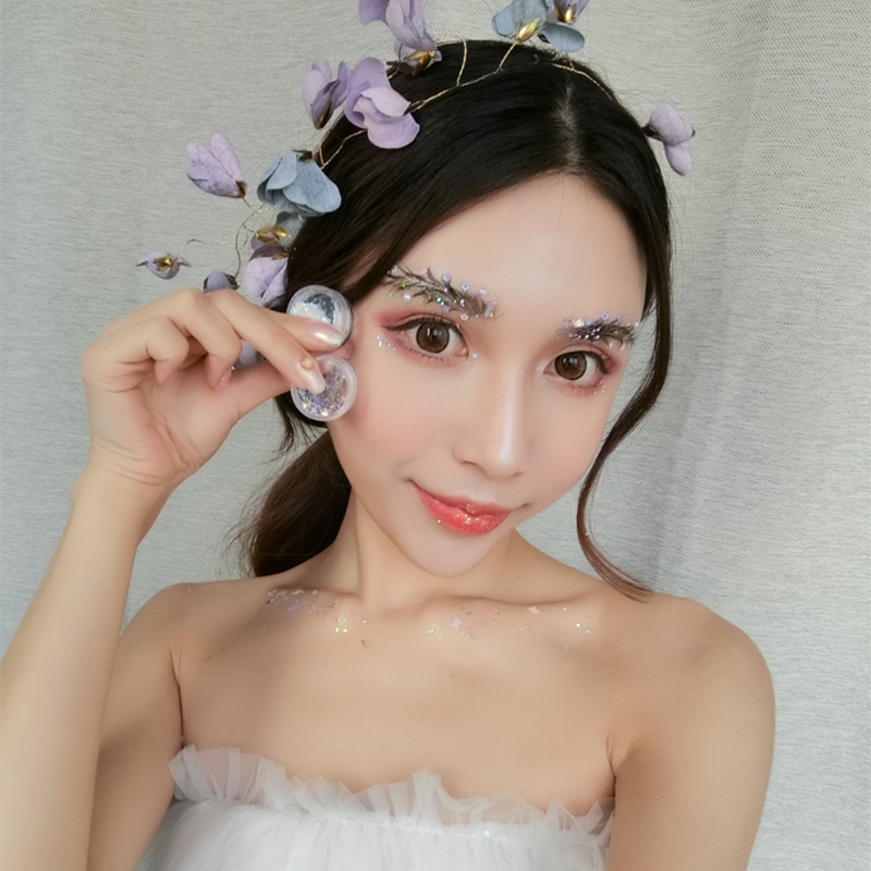 Set 12 miếng dán sequin lấp lánh dùng để trang điểm mắt | BigBuy360 - bigbuy360.vn