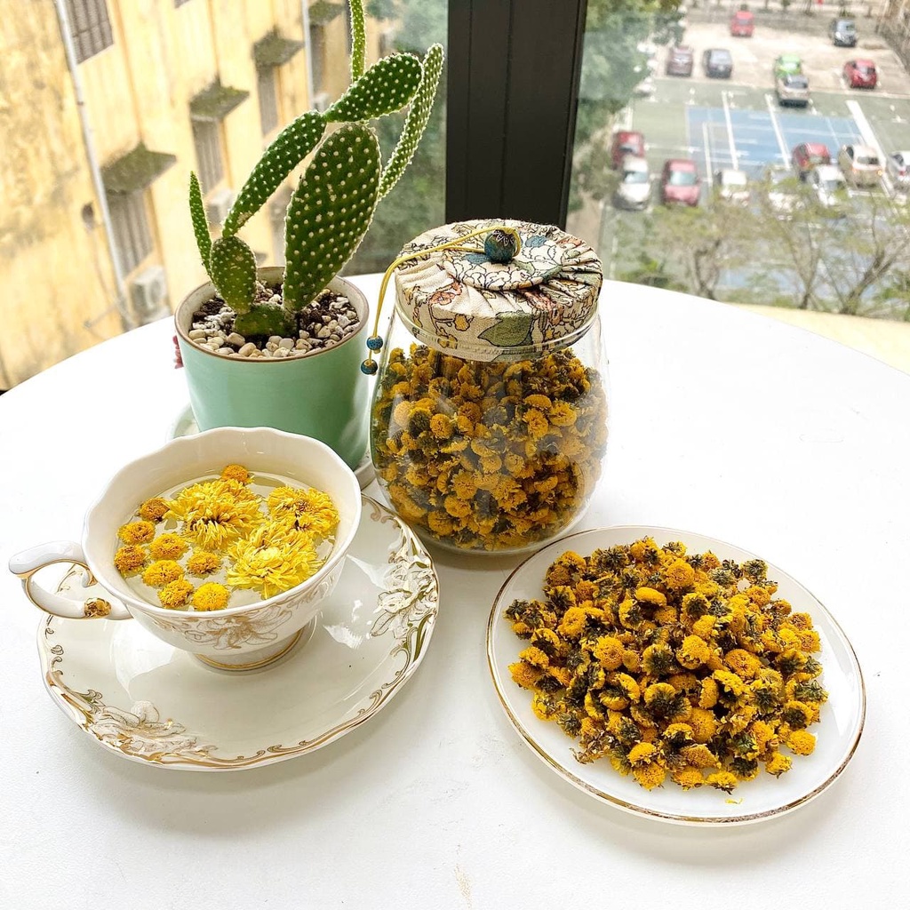Trà hoa cúc sấy khô nguyên bông 100gr