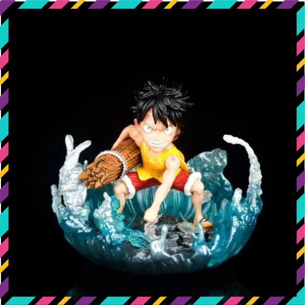 Mô hình One Piece Luffy Marine có LED siêu đẹp cao 8cm ,  tượng figure