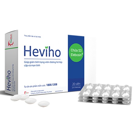 ✅ (CHÍNH HÃNG) Viên uống Heviho - Hỗ trợ điều trị viêm đường hô hấp cấp và mãn tính