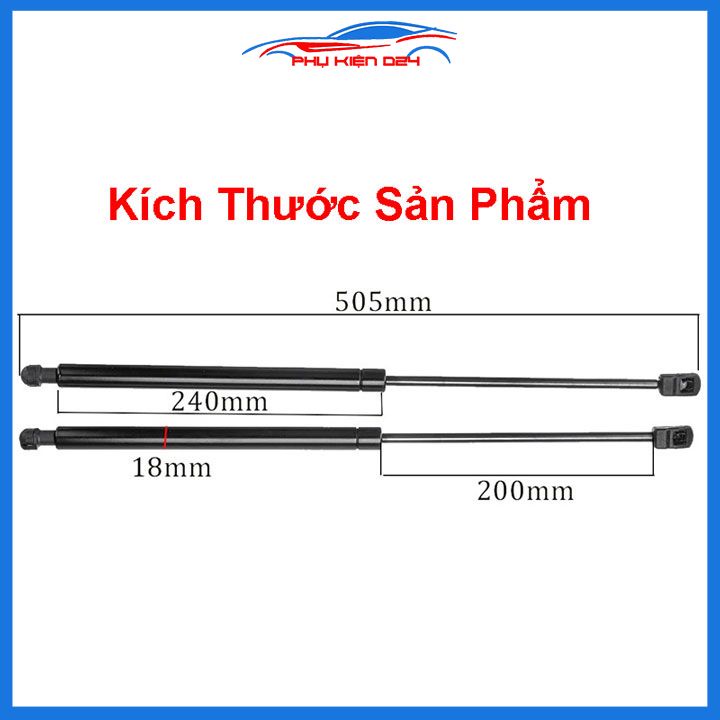 Ty thủy lực chống nắp capo Ford Explorer 2020-2021-2022-2023